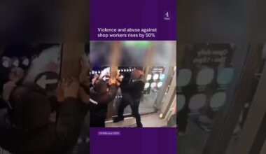 Violence and abuse against shop workers rises by 50%
