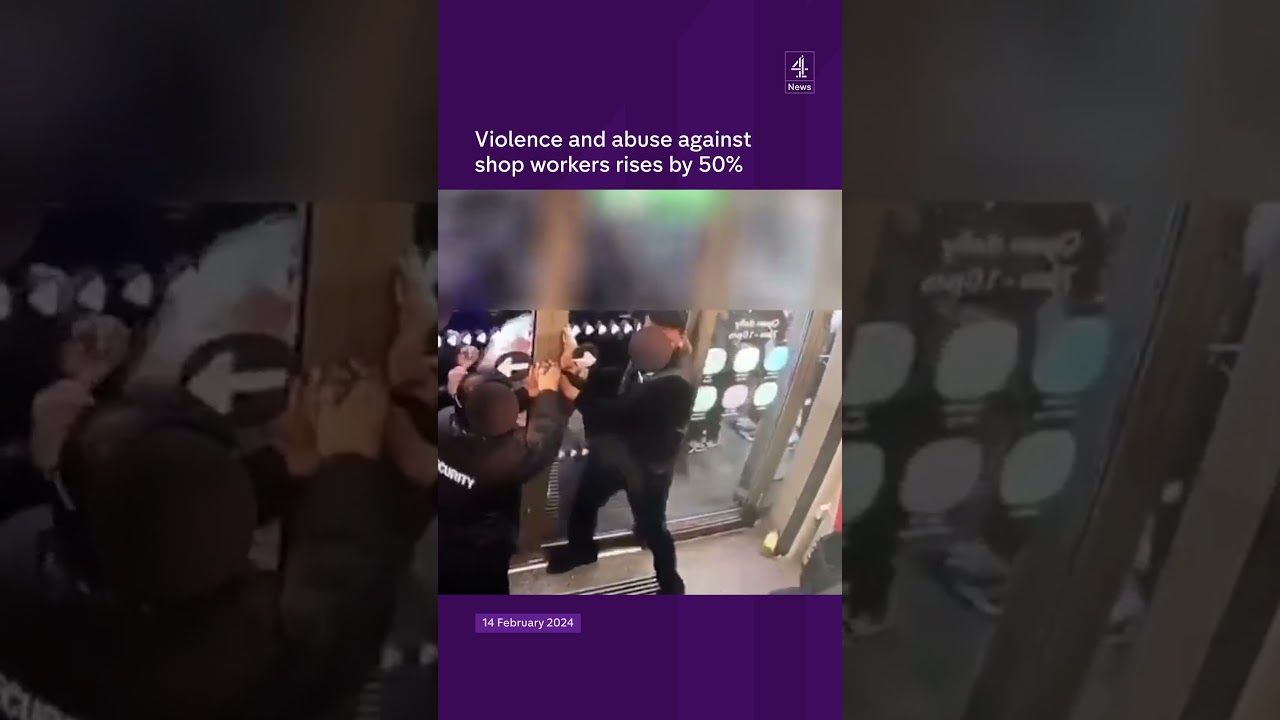Violence and abuse against shop workers rises by 50%