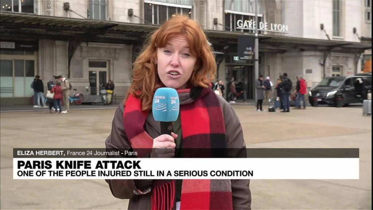 Knife attack at Paris's Gare de Lyon train station wounds three • FRANCE 24 English