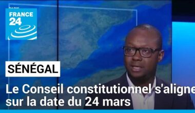 Présidentielle au Sénégal : le Conseil constitutionnel s'aligne sur la date du 24 mars