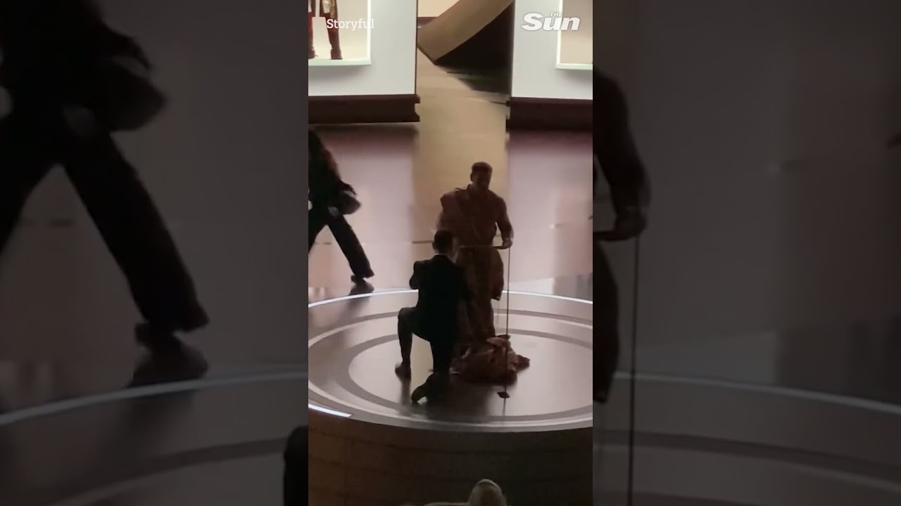 Moment John Cena went totally naked for the Oscars #thesun #theoscars