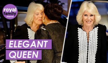 Queen Camilla Stuns in Elegant Black Dress to Mark Commonwealth Day