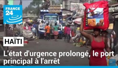 Face aux gangs, Haïti prolonge l'état d'urgence, le port principal à l'arrêt • FRANCE 24