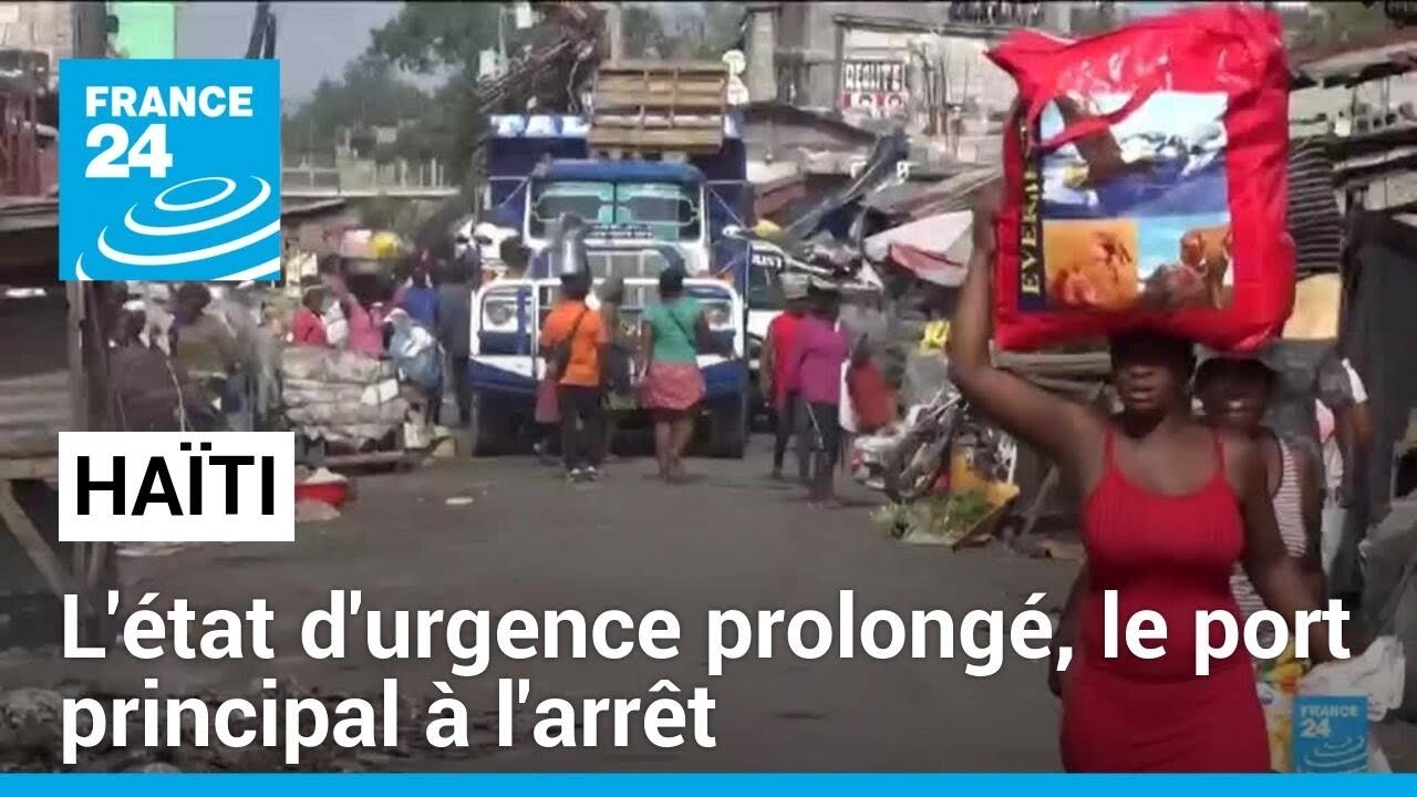 Face aux gangs, Haïti prolonge l'état d'urgence, le port principal à l'arrêt • FRANCE 24