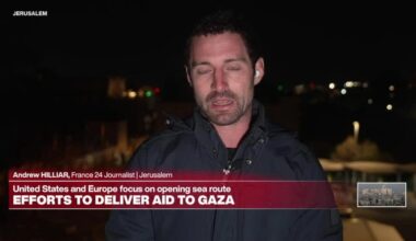 Maritime aid corridor to Gaza will require close US-Israel cooperation • FRANCE 24 English