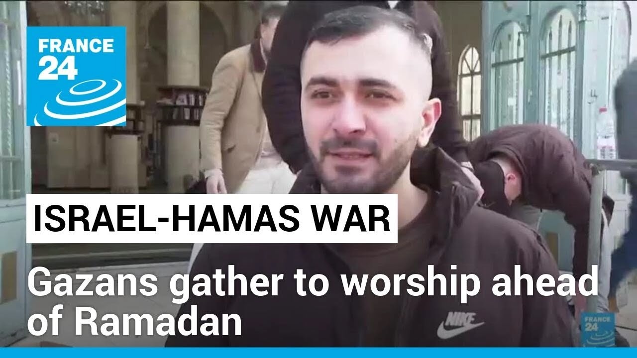 Gazans gather in the ruins to worship ahead of Ramadan • FRANCE 24 English