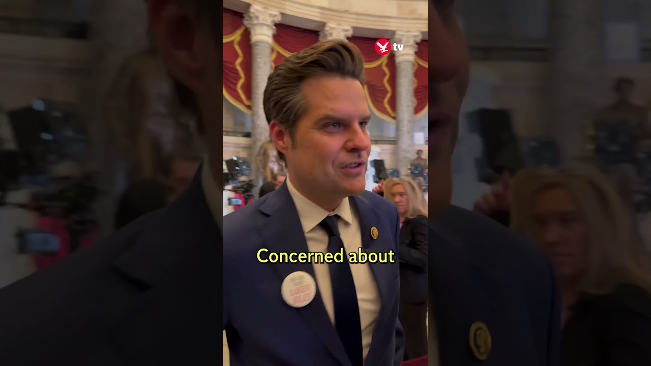 Matt Gaetz wears Laken Riley pin to State of the Union #shorts