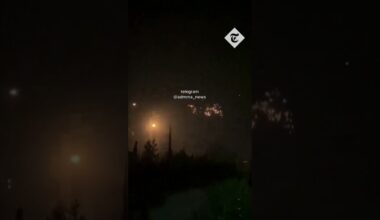 Barrage of missiles intercepted mid-air near Israel-Lebanon border