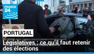 Législatives au Portugal : "la question du montage d'une majorité relative" va se poser