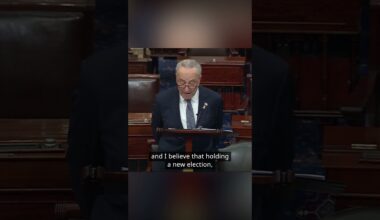 Chuck Schumer calls for new elections in Israel | DW News
