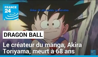 Le créateur du manga "Dragon Ball", Akira Toriyama, meurt à 68 ans • FRANCE 24