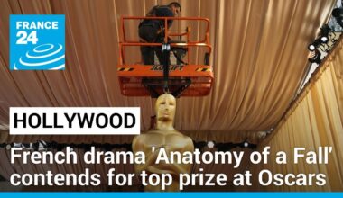 French drama 'Anatomy of a Fall' contends for top prize at Oscars • FRANCE 24 English