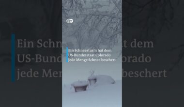 Winterwunderland im Frühling | DW News