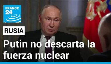 Putin repitió que no descarta la fuerza nuclear si la existencia de Rusia se ve 'amenazada'