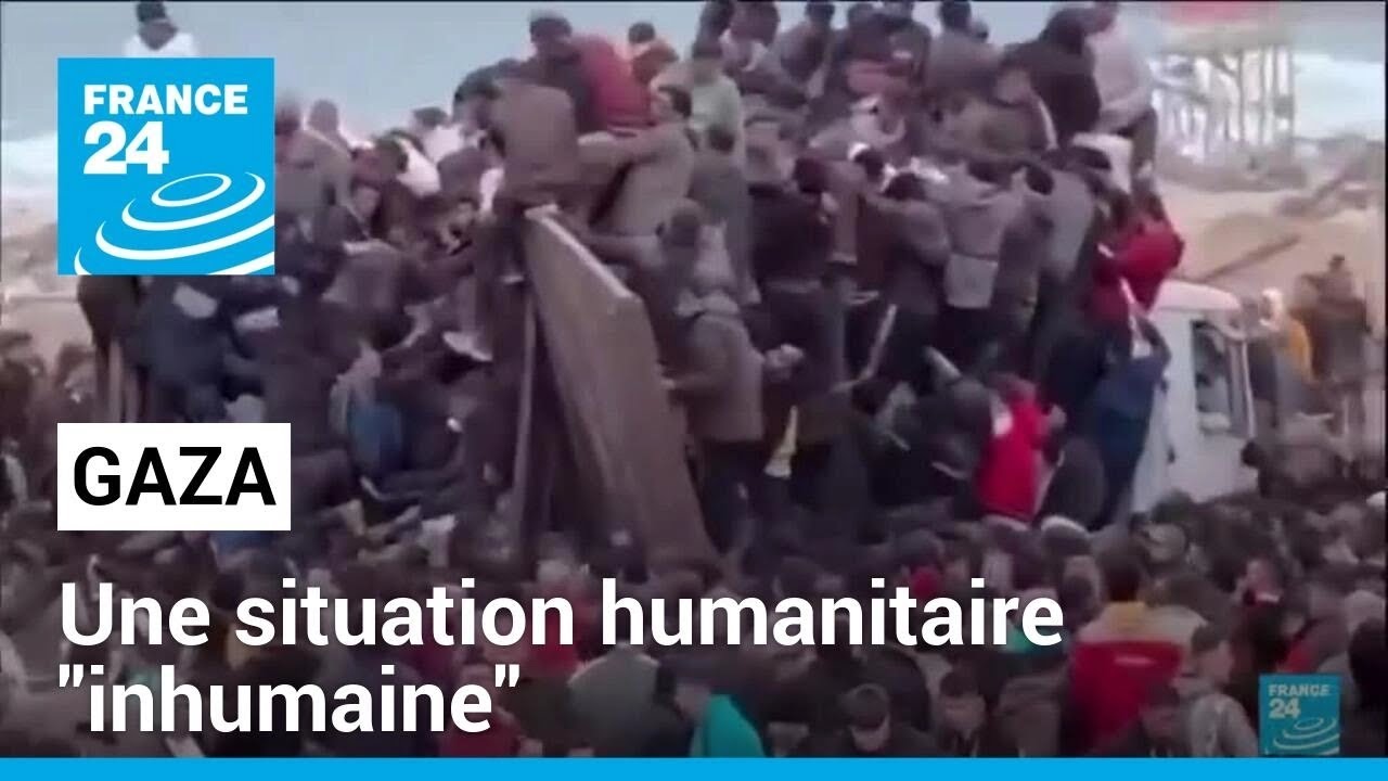 A Gaza, une situation humanitaire "inhumaine", selon l'OMS • FRANCE 24