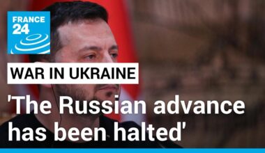 Zelensky says Russian advances in Ukraine 'halted' • FRANCE 24 English