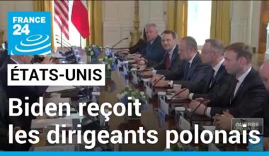 Biden reçoit les dirigeants polonais et envoie une nouvelle aide militaire à Kiev • FRANCE 24