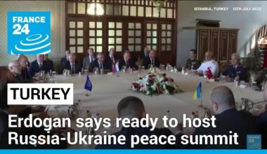 Erdogan says ready to host peace summit between Russia and Ukraine • FRANCE 24 English
