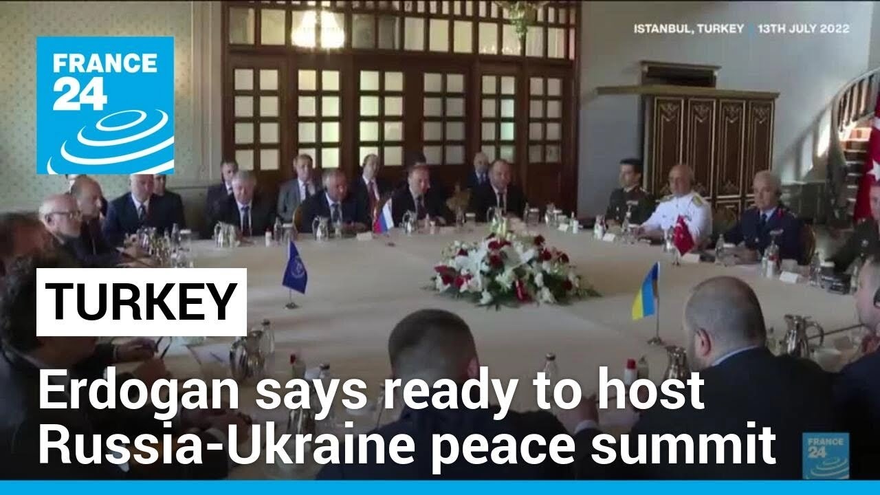 Erdogan says ready to host peace summit between Russia and Ukraine • FRANCE 24 English