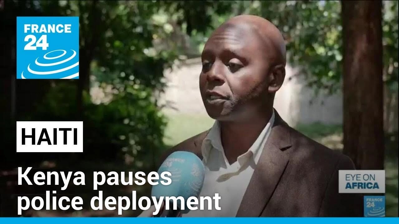 Kenya pauses police deployment to Haiti after PM's resignation • FRANCE 24 English