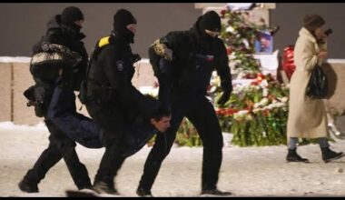 En Russie, des centaines d'arrestations lors de rassemblements en hommage à Alexeï Navalny