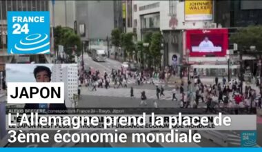 L'Allemagne a pris la place du Japon au 3ème rang économique mondial en 2023 • FRANCE 24