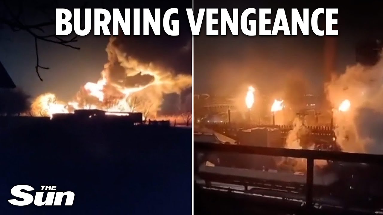 Ukraine ‘blasts £300m Russian spy plane out of the sky’ in another night of hell for Putin