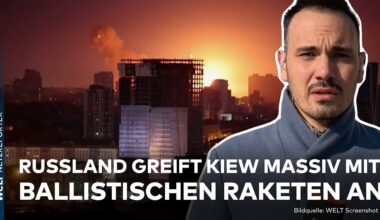 RAKETEHAGEL AUF KIEW: Russland versucht ukrainische Munitionsbestände "leer zu schießen" | WELT News