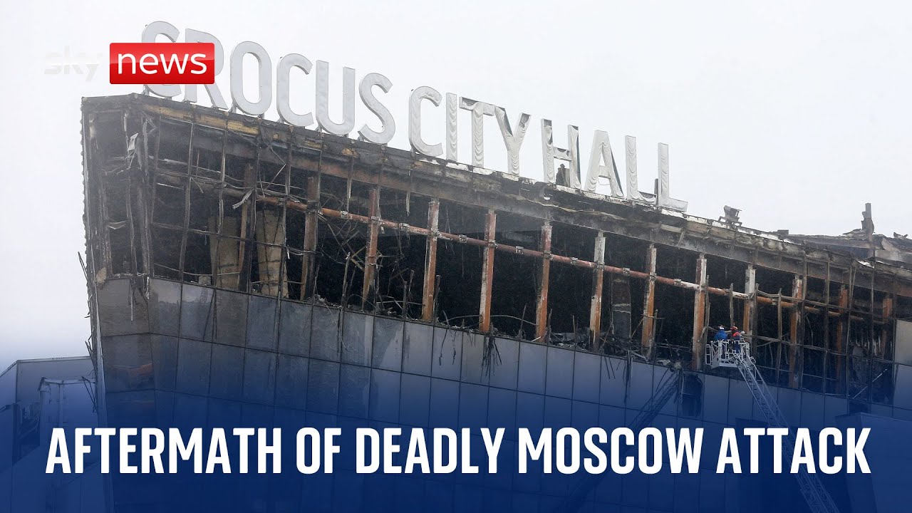 Watch live: Aftermath of deadly Moscow attack on concert hall as death toll reaches over 110