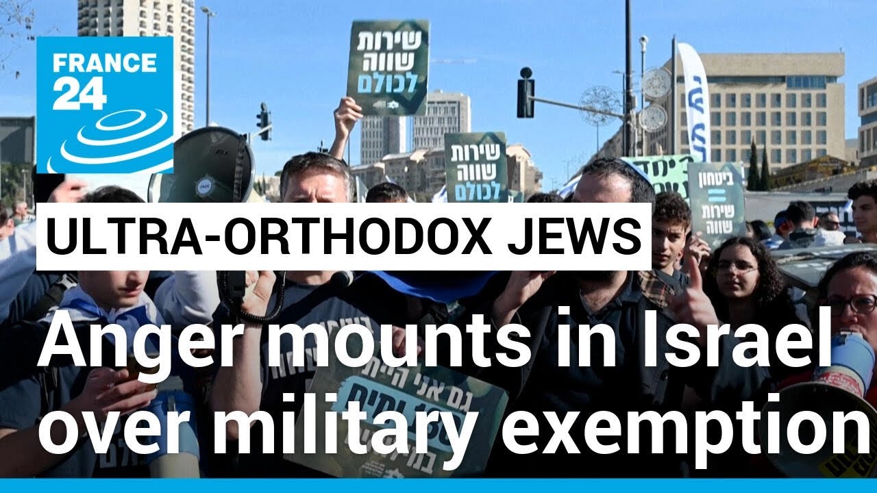 ‘Carry the burden’: Anger grows in Israel over military exemption for ultra-Orthodox