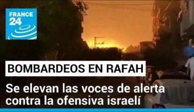 Operación israelí en Rafah deja 67 palestinos muertos y 2 rehenes liberados • FRANCE 24 Español
