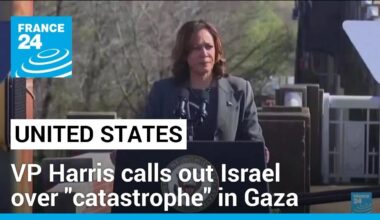 In blunt remarks, US VP Harris calls out Israel over "catastrophe" in Gaza • FRANCE 24 English
