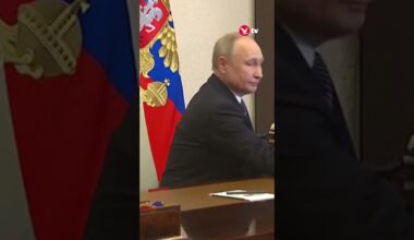 Putin 'votes' in sham Russian election #news #shorts