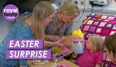 Duchess of Edinburgh Brings Easter Cheer to Leeds Children's Hospital