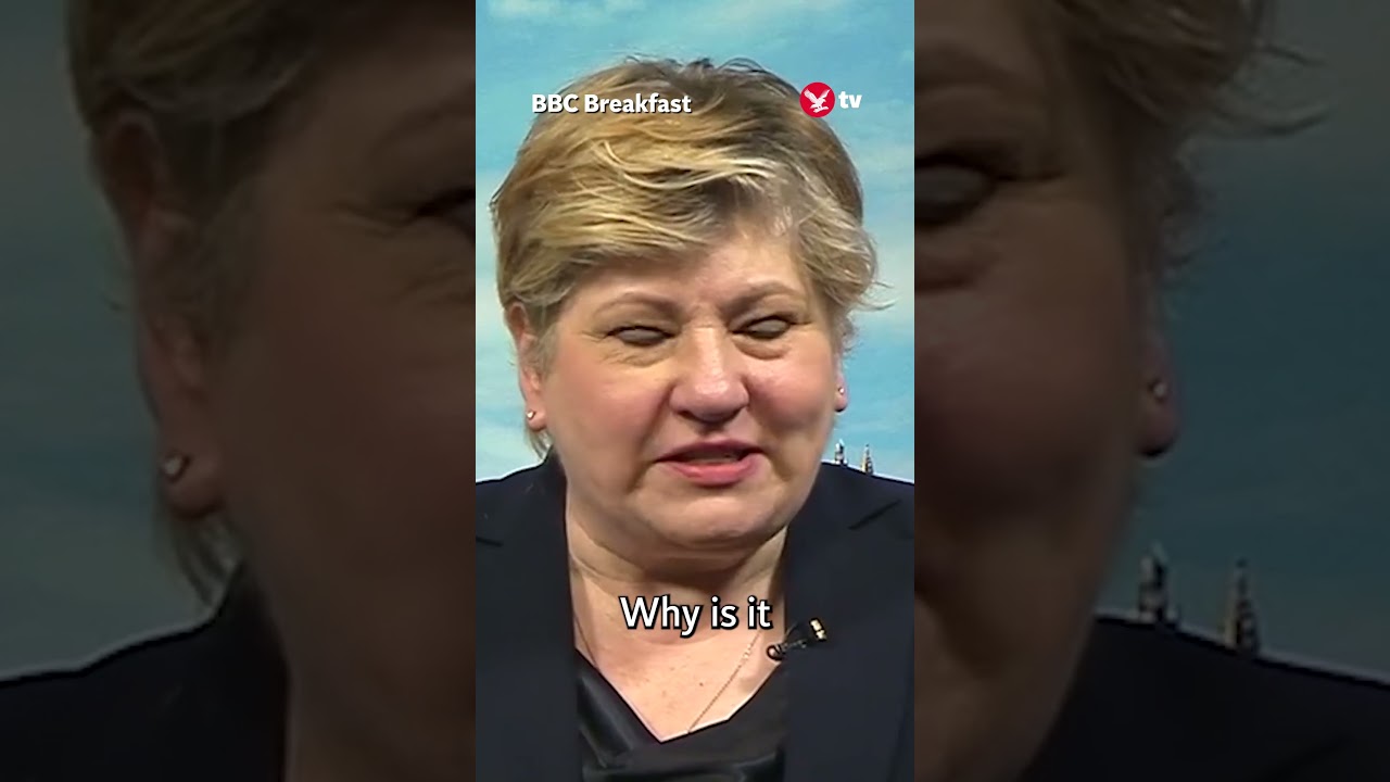 Emily Thornberry calls new England shirt 'weird' #shorts