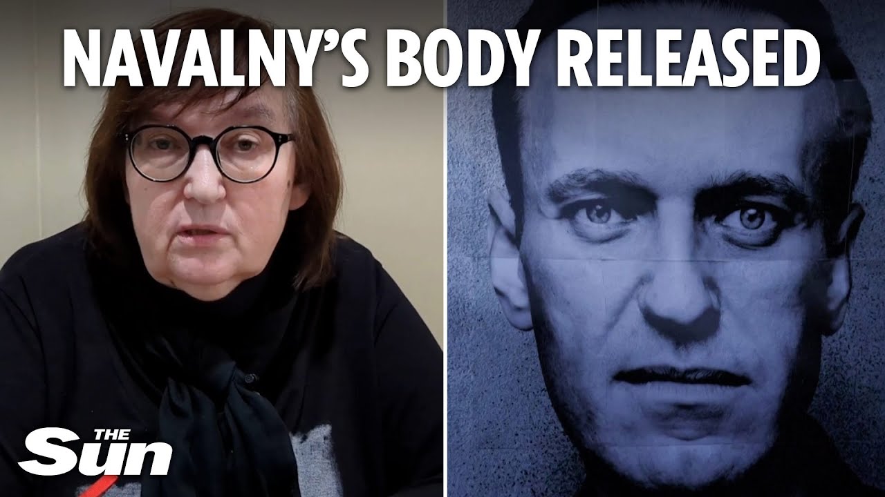 Alexei Navalny's 'tortured' body released to mother 8 days after prison 'murder'