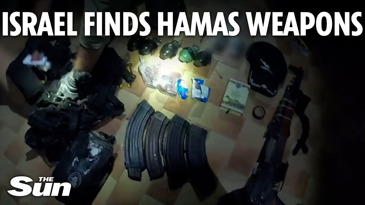 Israel uncovers Hamas weapons & rocket launcher in Gaza medical lab