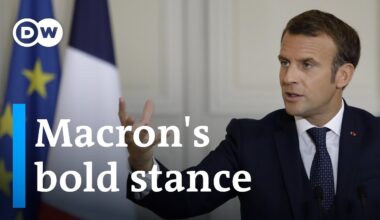 French President urges Europe not to be 'cowardly' on Ukraine | DW News