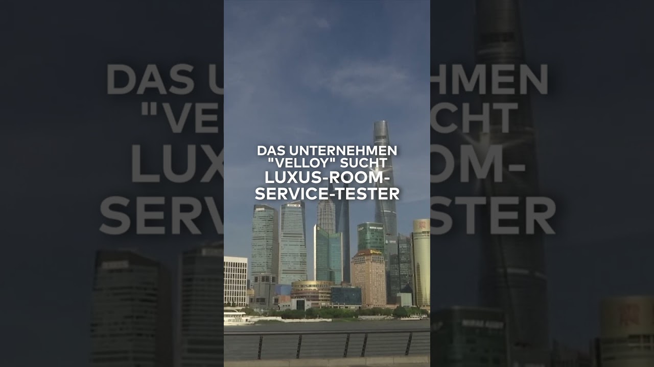 TRAUMJOB: Lust auf Luxus? "Velloy" sucht Hotel-Tester und Begleit-Person #shorts