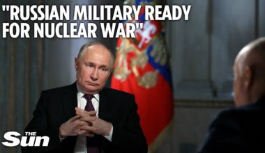 Putin warns Russia is ready for nuclear war and will send troops to Finland border if it joins Nato