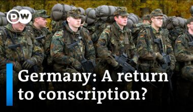 German defense minister explores Scandinavia models of conscription | DW News