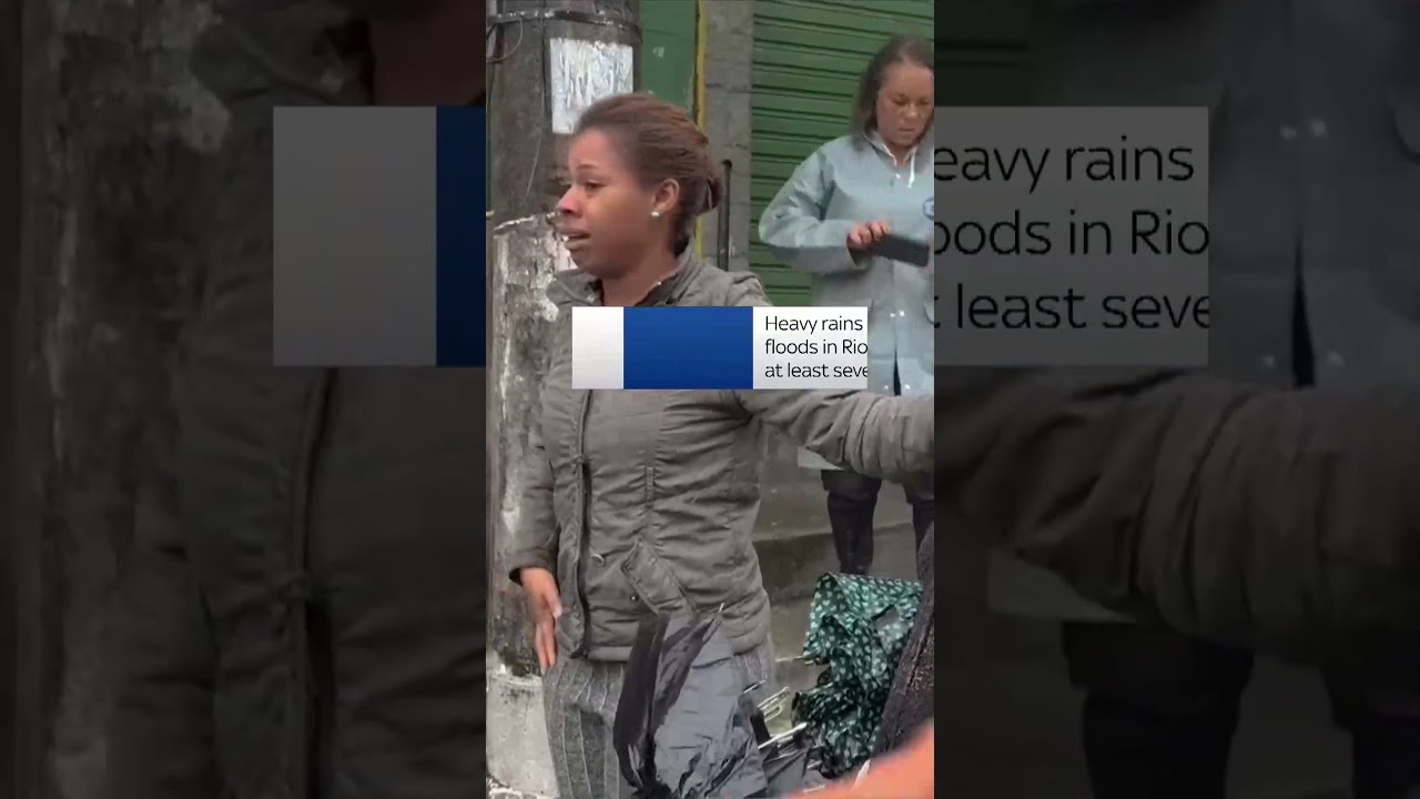 Cheers as child rescued from landslide in Brazil