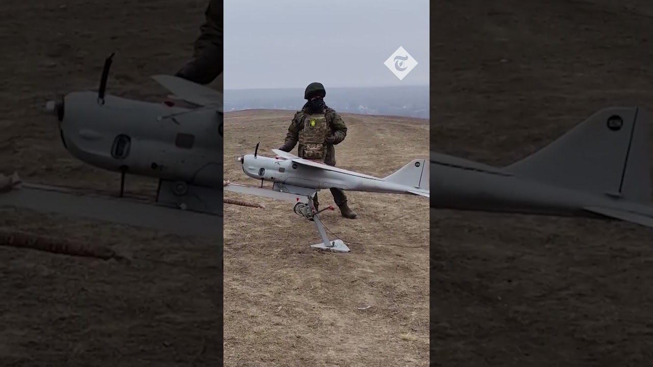 Russia uses 'Orlan-10' drones to help detect and attack Ukrainian military positions