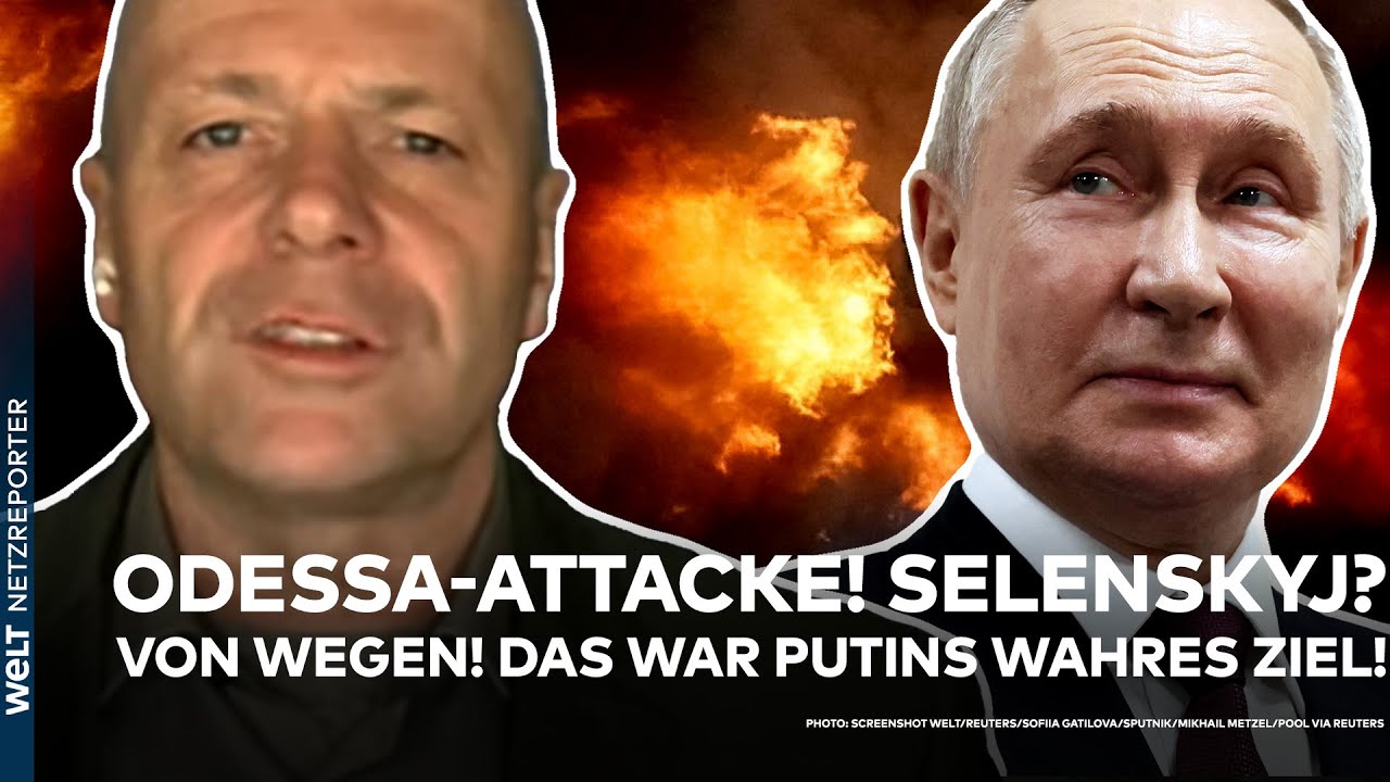 UKRAINE-KRIEG: "Riesen-Problem" Russen-Attacke auf Odessa! Selenskyj? Von wegen! Das war Putins Ziel