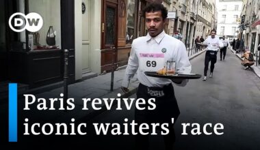 Race puts Paris waiters through their paces | DW News