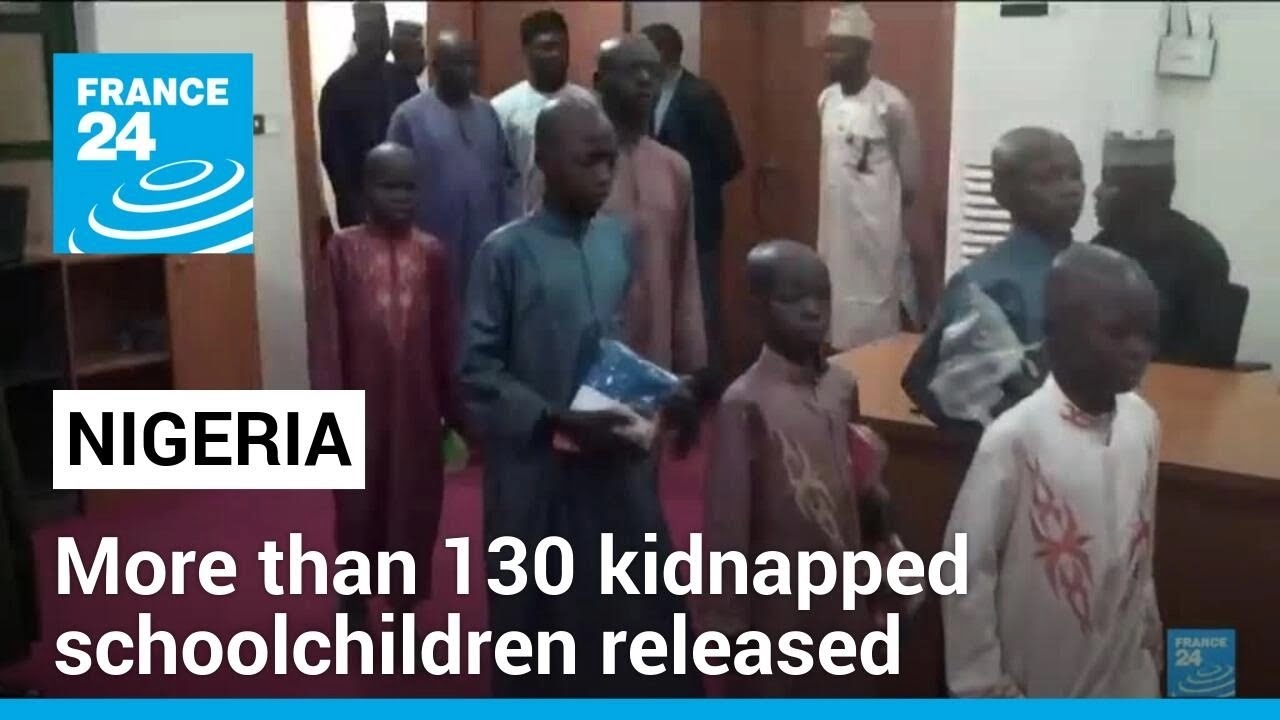 More than 130 kidnapped Nigerian schoolchildren released • FRANCE 24 English