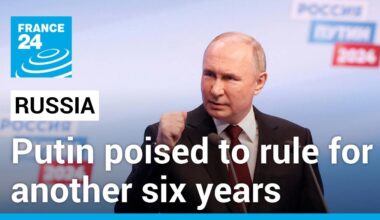 Putin poised to rule for another six years after sham re-election in Russia • FRANCE 24 English