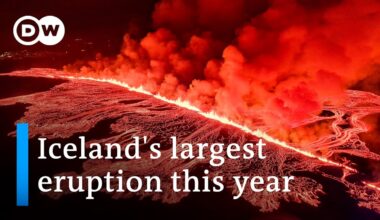Iceland: Fourth and strongest volcanic eruption in three months | DW News