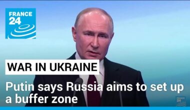 Putin says Russia aims to set up a buffer zone inside Ukraine • FRANCE 24 English
