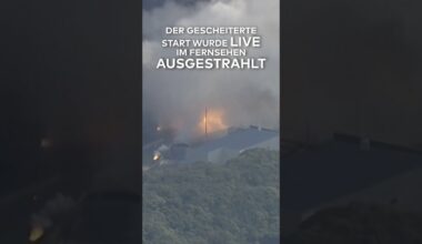 SATELLITEN-START SCHEITERT: Japanische Rakete löst Selbstzerstörung aus | WELT #shorts
